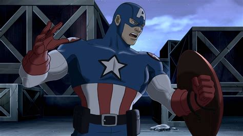 captain america and avengers|ultimate avengers captain america.